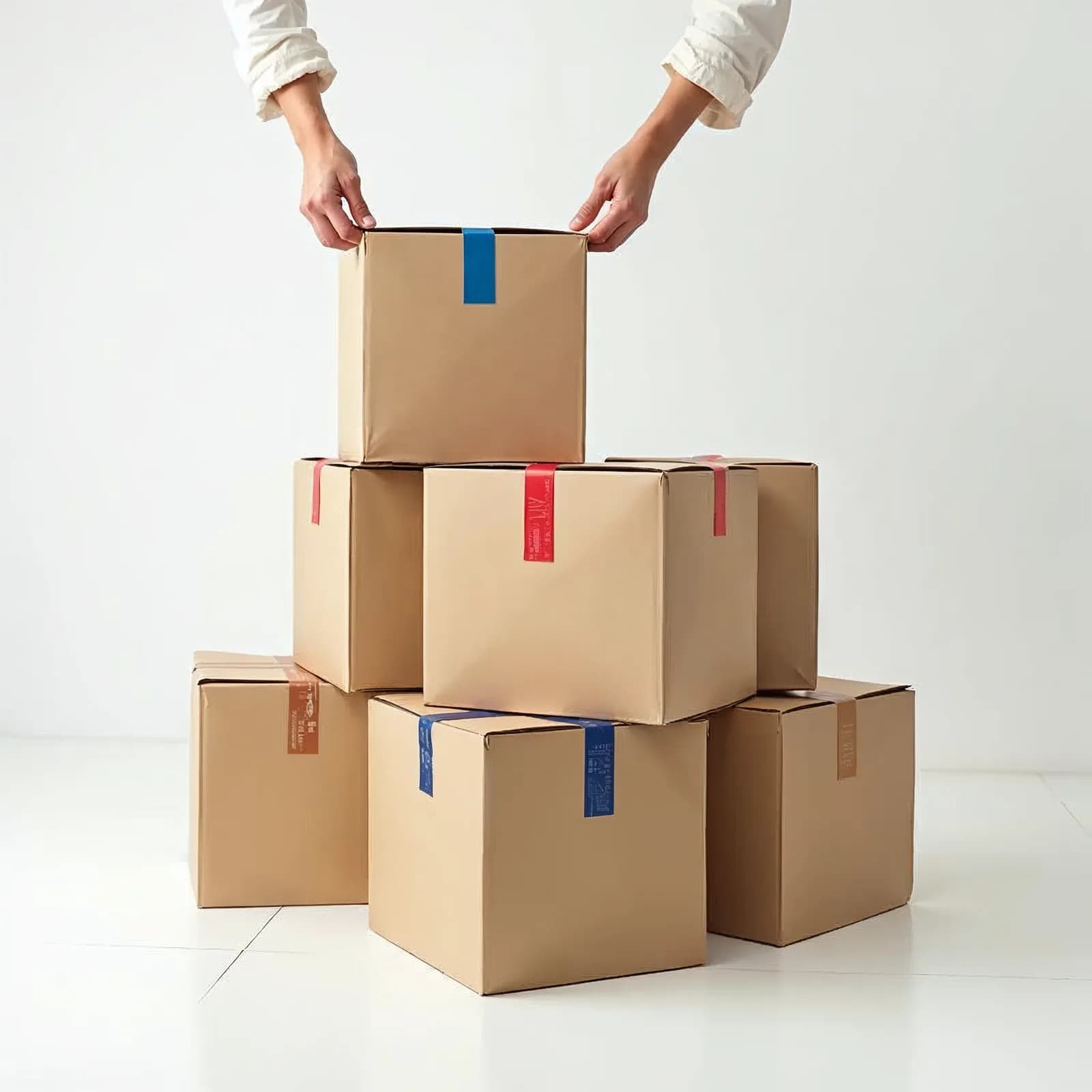 Cajas de Asuncena Express preparadas para el envío